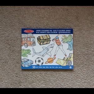 Melissa & Doug Jumbo Colouring pad.